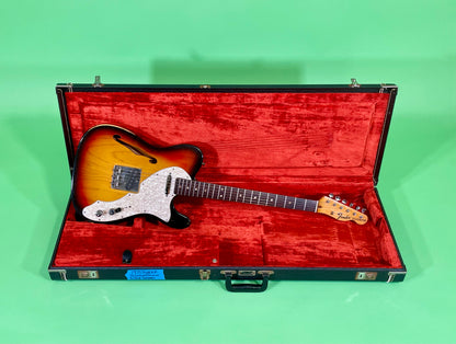 1971 Fender Telecaster Thinline 3-color Sunburst Rosewood fingerboard!