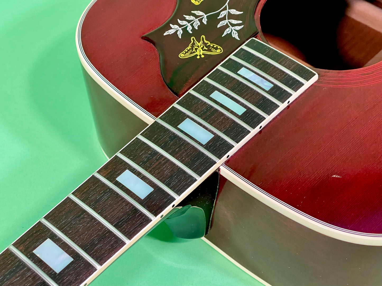 1980 Gibson Hummingbird Cherry Sunburst Minty!