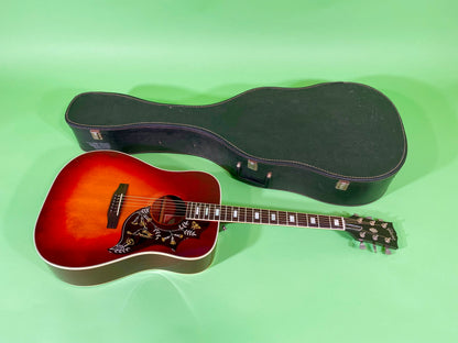 1980 Gibson Hummingbird Cherry Sunburst Minty!